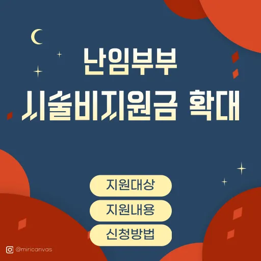 난임부부 시술비 지원 확대, 지원대상, 지원내용, 신청방법에 대한 포스팅