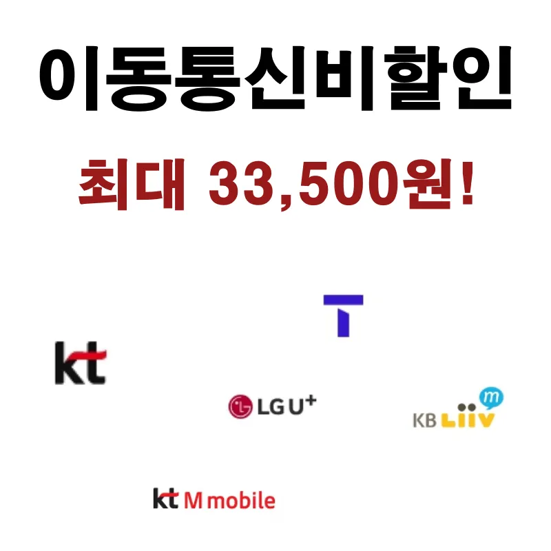 이동통신비할인 대상, 지원내용, 신청방법 안내