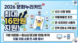 2026 문화누리카드 신청 방법 사용처 잔액조회 자동재충전