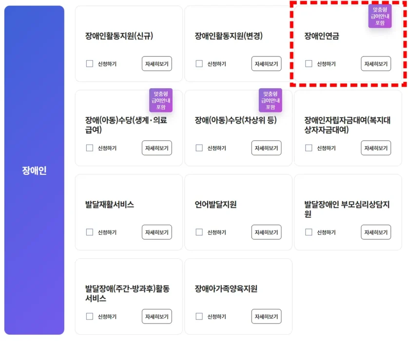 2026 장애인연금 신청방법 복지로