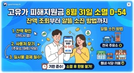 고유가 피해지원금 소멸 잔액 조회 소진 방법
